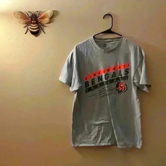 NFL Cincinnati Bengals tshirt, gray and orange, medium - Picture 1 of 5